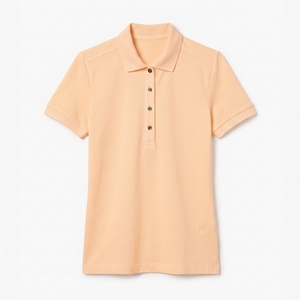 Trendy Short Sleeve Women Polo Shirts Fashion Casual 100% Cotton Women Regular Fit Polo Shirts for Women - Product Image 3