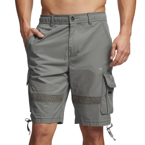Pantalones Cortos Cargo para Hombre, Estilo Refinado, con Diseño Geométrico y Estilo Casual Premium - Product Image 4