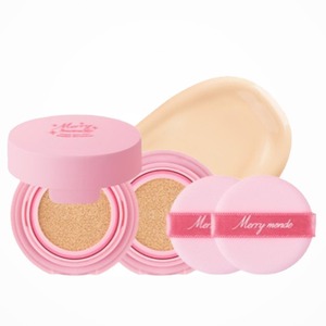 Base de maquillaje coreana en cojín K-Beauty Merimongdeu Happy Your Day Cushion 03 Sand Refill Nameplate BNS Hecho en Corea - Product Image 3