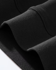 Men's Crew Neck Terry Knitted Pullover Solid Color Casual Sweatshirt Oversized Fit Winter Wear Polyester Breathable Front Logo - Product Image 5