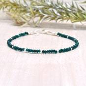 Joyería de Lujo para Mujer, Diseño Elegante con Cuentas de Ónix Verde, Plata de Ley 925, Chapado en Oro de 14K, Gema Natural de Cristal de Alta Calidad - Product Image 2