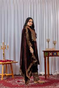 Vente chaude Salwar Kameez Party Wear Look Top Dupatta et le bas entièrement cousu Acheter des vêtements de fête Kurti de Surat pour les femmes - Product Image 4