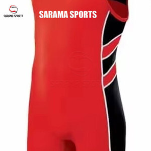 Traje de Lucha Libre Profesional para Hombre, Singlet de Poliéster y Spandex para Competencia, Singlets Juveniles de Lucha Libre con Logotipo Personalizado - Product Image 3
