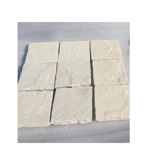 Dalles et carreaux en pierre naturelle durable de couleur blanc menthe pour l'architecture de style patrimonial - Product Image 5