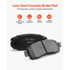 Kit de Reparación de Frenos para Nissan Altima 2013-2023, Compatible con los Modelos Base SL SV S Sedan 2014-2018 - Product Image 4