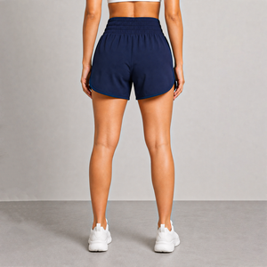Shorts Deportivos de Cintura Alta para Mujer, Ligeros, de Secado Rápido, para Gimnasio, Entrenamiento, Fitness, con Bolsillos con Cremallera - Product Image 3
