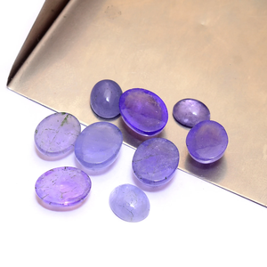 Hackmanite rare 6x8mm-9x12mm, couleur changeante, cabochon ovale à dos plat, pierre précieuse naturelle Hackmanite pour bijoux - Product Image 1