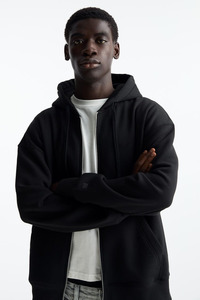 Wholesale Custom Men Zip Hoodies <b>Winter</b> Vintage Breathable Quick Dry Custom Logo Blank Oversized <b>Heavy</b> Thick 380GSM 100% Cotton - Product Image 3