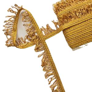 KUSHANG TEXTILE – Galon décoratif en sequins métalliques, largeur 30 cm, en polyester à fil unique, franges verticales, pour danse latine - Product Image 1