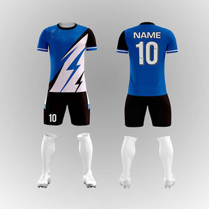 Nuevo Diseño de Conjuntos de Camisetas de Fútbol, Ropa Deportiva Sublimada para Hombre, Uniforme Personalizado para Equipo de Fútbol con Logotipo y Número - Product Image 6