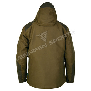 Chaqueta de Caza Resistente, 100% Lona de Algodón, Chaqueta con Logotipo Personalizado, Cortavientos, Cálida, con Cierre, Ropa de Caza para Exteriores - Product Image 6
