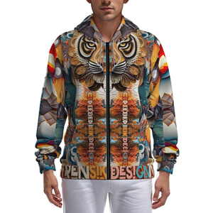 Sudadera con Capucha Personalizada para Hombre, 100% Algodón, para Deportes y Uso Casual, Cálida para Invierno, Antipilling, 300g, con Diseño Gráfico - Product Image 1