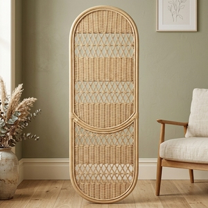 Nuevo Panel Decorativo de Pared de Ratán Minimalista Moderno al por Mayor, Cabecero Tejido, Separador de Ambientes, Estilo Boho Chic, Lujo para Bodas, Decoración Interior del Hogar - Product Image 2