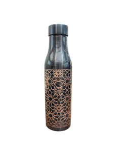 Bouteille d'eau en cuivre pur 100% artisanale 1000 ml, vente flash à prix réduit, bouteille en cuivre pour l'eau potable - Product Image 2