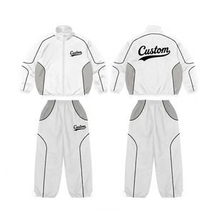 Conjunto Deportivo Casual de Invierno para Hombre, Dos Piezas, Chaqueta y Pantalones Cortos de Nailon, Cortavientos con Cuello Alto - Product Image 6