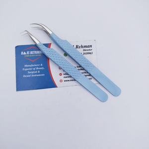 Pinzas de extensión de pestañas de acero inoxidable japonesas Beauty Lash, herramientas de precisión sostenibles, curvas rectas, 45 volúmenes puntiagudos - Product Image 1