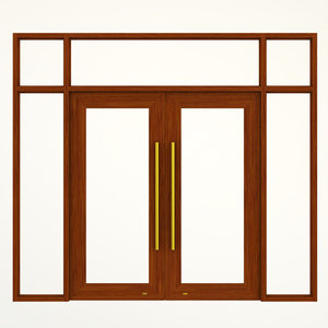 บานพับแบบฝังพื้น รุ่นใหม่ ลายไม้และเคลือบทองแดงอะโนไดซ์ ระบบประตูอลูมิเนียมไฮดรอลิกหรูหรา Fravi ซีรีส์ 6000 - Product Image 3