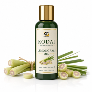 Aceite Esencial de Limoncillo de Tamil Nadu 100% Puro y Natural de Primera Calidad, Destilado al Vapor, para Aromaterapia y Cuidado Facial, Kodai Global Export - Product Image 1