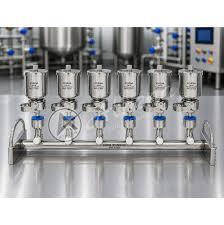 Ensemble de collecteurs de laboratoire en acier inoxydable ELTBion à 6 ports avec valves bleues pour un contrôle précis des fluides - Product Image 4