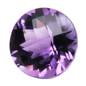 Exclusivo 100% Natural tamaño libre genuino redondo brillante forma facetada corte púrpura amatista piedra preciosa suelta para hacer joyas - Product Image 2