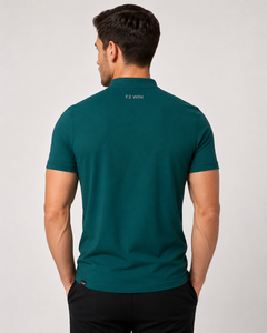 T-shirt à manches courtes pour homme F2 WIN SPORTS, motif uni, tricoté, respirant, séchage rapide, avec poche, décontracté, rose, polyester/coton, personnalisé - Product Image 2