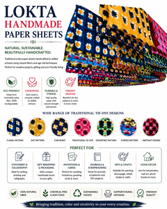 Premium Handmade Eco-Friendly Bagasse Pulp Coated PVC Anti-Curl Art Paper <b>Sheets</b> for Crafts Stationery Packaging & Art Projects - Product Image 6