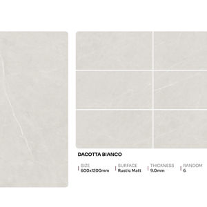 Carreaux de porcelaine rustiques mats de designer, format 600x1200, grand format, pour sols et murs, décoration intérieure moderne - Product Image 1