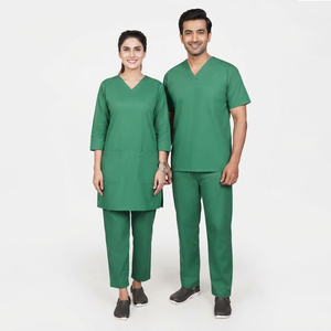 Nursing <b>Scrub</b> <b>Set</b> Medical Uniform Men and Women Surgical <b>Scrub</b> <b>Set</b> Hospital Doctor Nurse Suits - Product Image 1