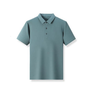 เสื้อโปโลชายดีไซน์ใหม่พรีเมียมคุณภาพเยี่ยม ปี 2026 แบบไล่เฉดสีสองโทน - เสื้อโปโลแขนสั้นสำหรับฤดูร้อนสำหรับผู้ชาย - Product Image 4