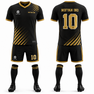 Fabricant en gros d'uniformes de football personnalisés, vêtements d'équipe, maillots de football, étiquette privée, logo personnalisé, OEM, écologique, respirant - Product Image 1