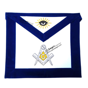 Delantal Masónico Personalizable al por Mayor con Cuello de Tela, Delantal Provincial para Ceremonias - Product Image 2