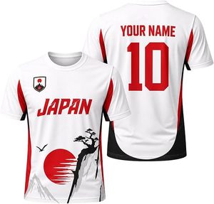 Maillot de football Norvège personnalisé avec nom et numéro, impression par sublimation, unisexe, manches courtes, design drapeau rouge, bleu et blanc, col rond, coupe classique - Product Image 4