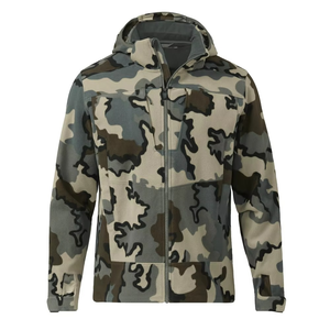 Outdoor <b>Soft</b> <b>Shell</b> Solid Waterproof Breathable Hunting Tactical <b>Jacket</b> High Quality for <b>Men</b> with Front Logo - Product Image 3