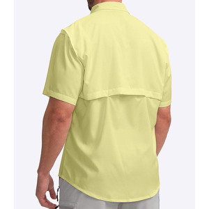 Servicio OEM: Camisas de Pesca Elegantes de Color Sólido, Talla Personalizada, Ropa de Exterior, Camisas de Pesca de Calidad Única para Hombre - Product Image 2