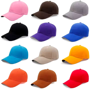 Blue Baseball Cap 6-Panel Fitted Cotton <b>Hat</b> Solid Color Casual Wear for Adults Spring <b>Summer</b> - Product Image 4