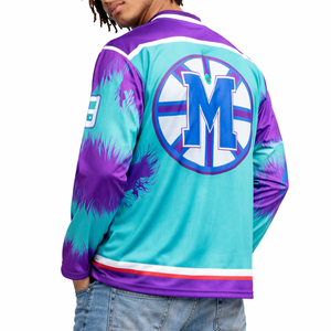 Jersey de Fútbol Americano Sublimado Personalizado, 220GSM, Malla de Poliéster, Ropa Deportiva para Hombre, Jersey Deportivo con Cuello en V, Proveedor OEM - Product Image 2