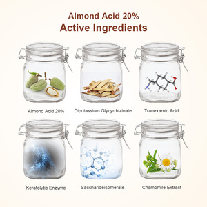 Halal Skin <b>Care</b> A.H.A Whitening Peeling Solution 20% DL Almond Acid Liquid Peels with Anti-Aging Benefits for <b>Face</b> & Body - Product Image 6