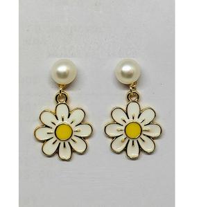 Pendientes de Perlas Estilo Vintage con Cristales, Joyería Elegante de Larga Duración para Bodas y Eventos Nocturnos - Product Image 6