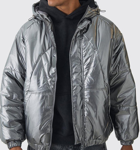 Wholesale <b>Men</b>’s Puffer <b>Jacket</b> For Winter Custom Casual Outdoor Wear For <b>Men's</b> Windproof Zipper Closure Side Pockets <b>Men's</b> Coat - Product Image 1