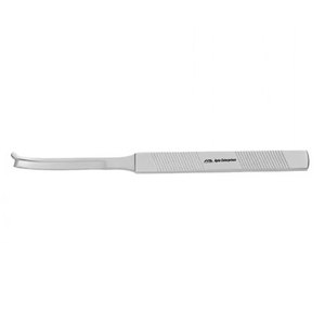 Osteotome chirurgical manuel à design droit, certifié CE, pour usage orthopédique, qualité supérieure, argenté, longueur 18 cm - Product Image 3