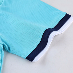 Camiseta de Fútbol para Hombre, Cuello en V, Color Turquesa, Manga Corta, Impresión Sublimada, Absorbe la Humedad, Corte Regular, para Deportes de Verano - Product Image 5