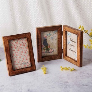 Classic brown photo <b>frame</b> handmade polished wooden <b>wall</b> and table decor wood photo <b>frame</b> - Product Image 3