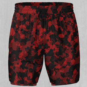 Shorts de sport pour hommes en polyester avec impression par sublimation intégrale de haute qualité, avec poche, style streetwear, commande en gros - Product Image 4