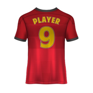 Maillots de football personnalisés sublimés pour la nouvelle saison, respirants, à séchage rapide, légers, 100% polyester, maillots de football d'équipe - Product Image 6