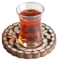 Sous-verres en bois imprimés HD personnalisés, écologiques, modèle Sheeri Handicrafts, 300 mm, design mariage et plage, vente en gros - Product Image 2