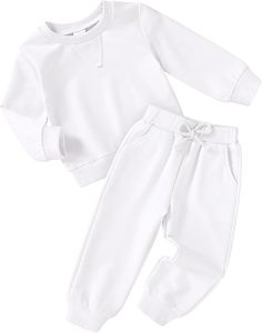 Conjunto de Sudadera y Pantalones Deportivos de Felpa de Algodón para Niños, Ropa de Invierno, Venta al por Mayor de Fábrica, Conjunto Informal de Sudadera y Pantalones para Niños - Product Image 1