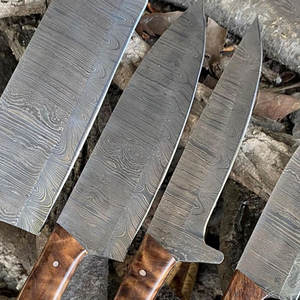 Juego de cuchillos de chef, solución completa de cuchillos de cocina para hogares modernos y cocina profesional, juegos de cuchillos de chef de acero de Damasco - Product Image 5