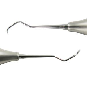Cureta Gracey Manual de Acero Inoxidable de Grado Dental A+ 11/12, Raspador Periodontal CE Shuja Surgico - Product Image 2