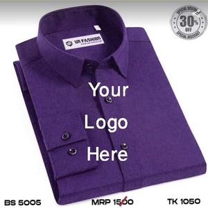 Venta directa de fábrica, camisas de negocios informales de alta calidad personalizadas para hombres, vestido Formal de manga larga para el trabajo, algodón 100% para otoño - Product Image 6