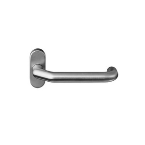 Poignée de porte moderne en acier noir pour appartement, personnalisable avec barre de verrouillage à passage et confidentialité, quincaillerie durable - Product Image 5
